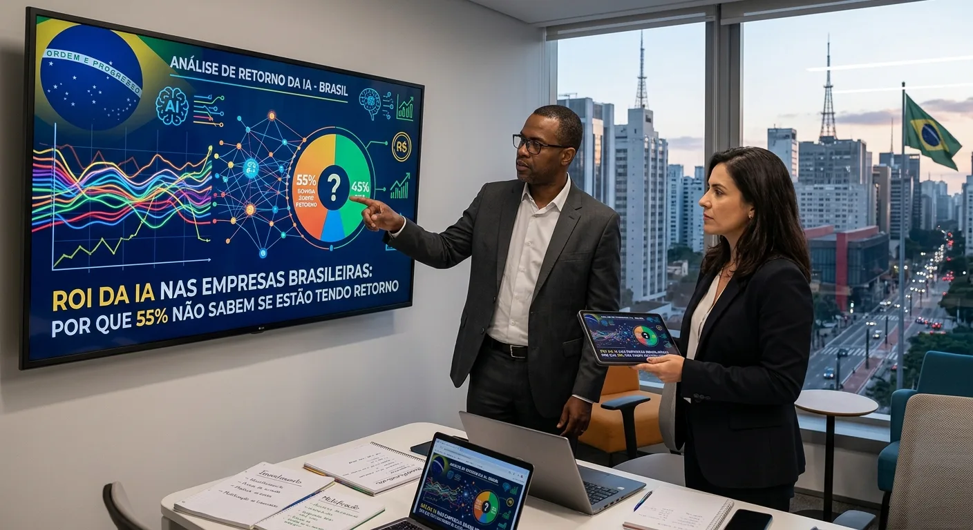 ROI da IA nas empresas brasileiras: por que 55% não sabem se estão tendo retorno