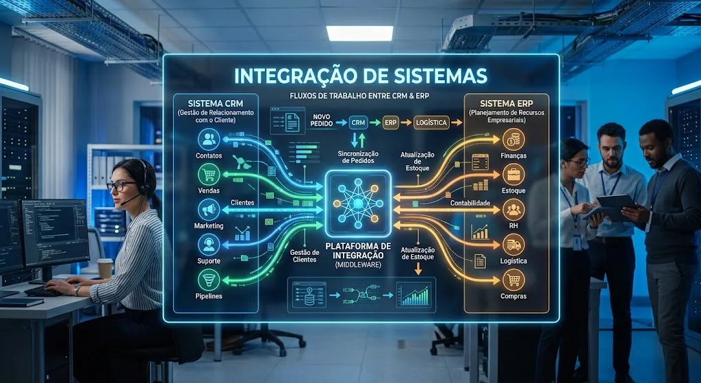 Integração de sistemas: por que sua empresa ainda perde até 80% do tempo em tarefas manuais